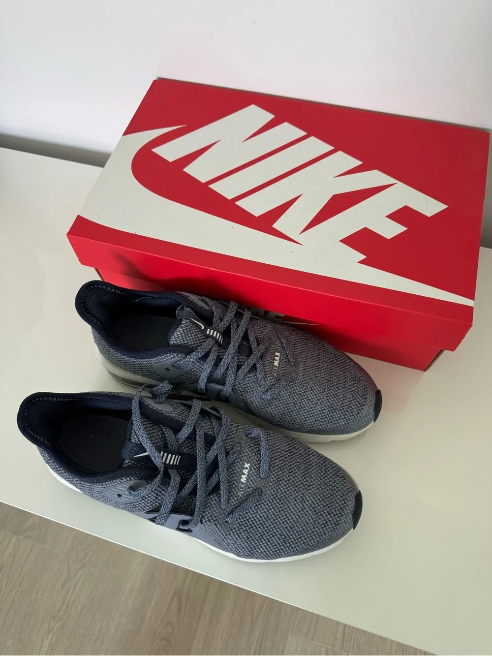 Nike Women's Gray Knit Sneakers